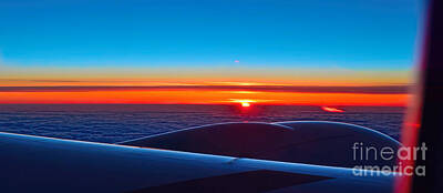 Michael Tompsett Maps - Panoramic Sunrise by Norman Gabitzsch