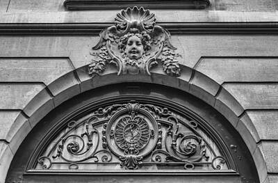 Travel Pics Rights Managed Images - Paris Architecture in Mono Royalty-Free Image by Georgia Clare