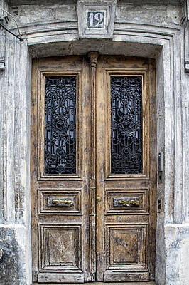Travel Pics Royalty Free Images - Paris Montmartre Door Number 12 Royalty-Free Image by Georgia Clare