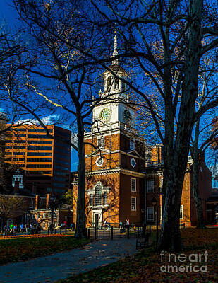 Landmarks Rights Managed Images - Path to Independence Hall Royalty-Free Image by Nick Zelinsky Jr