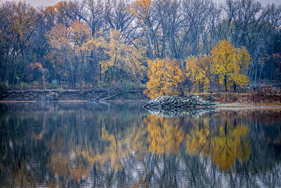 Recently Sold - Scott Bean Rights Managed Images - Peaceful Fall Moment Royalty-Free Image by Scott Bean