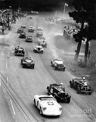Fathers Day 1 - Pebble Beach California Sports Car Races Auto Road Race April 11 1954 by Monterey County Historical Society
