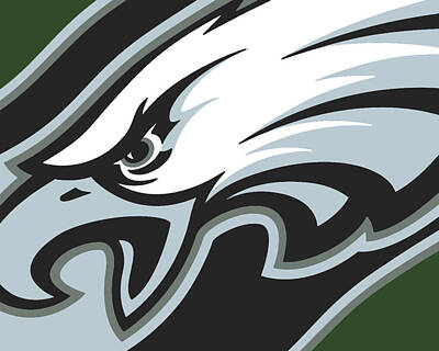 Birds Royalty-Free and Rights-Managed Images - Philadelphia Eagles Football by Tony Rubino