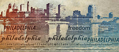 Black And White Rock And Roll Photographs - Philadelphia Freedom by Trish Tritz