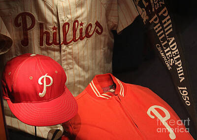 Baseball Royalty-Free and Rights-Managed Images - Philadelphia Phillies by David Rucker