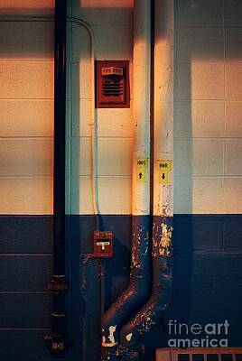 Frank J Casella Photos - Pipes and Lines by Frank J Casella