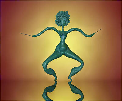 Catch Of The Day Royalty Free Images - Plasticine Dancing Figure Royalty-Free Image by Vladimir Kholostykh
