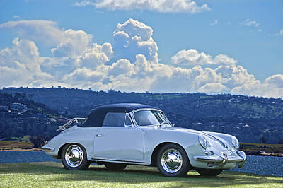 Sports Rights Managed Images - Porsche Cabriolet Royalty-Free Image by Dave Koontz