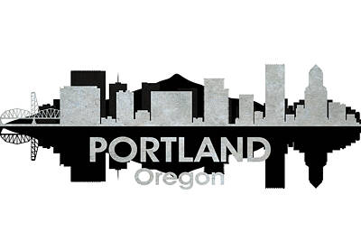 City Scenes Mixed Media - Portland OR 4 by Angelina Tamez
