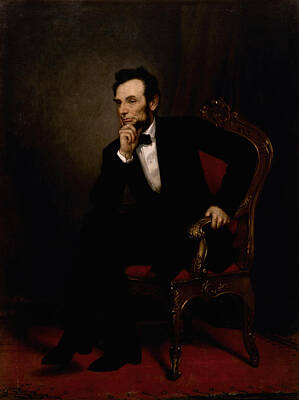 Portraits Royalty-Free and Rights-Managed Images - President Lincoln  by War Is Hell Store