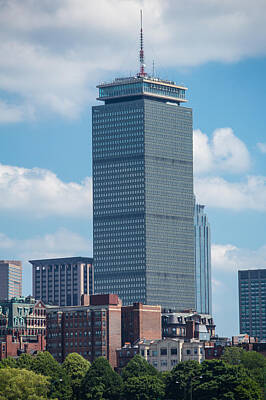 Cities Royalty Free Images - Prudential Building Royalty-Free Image by Allan Morrison