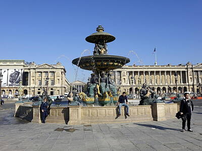 John William Waterhouse - Public Fountain At The Place de la Concorde by Rick Rosenshein