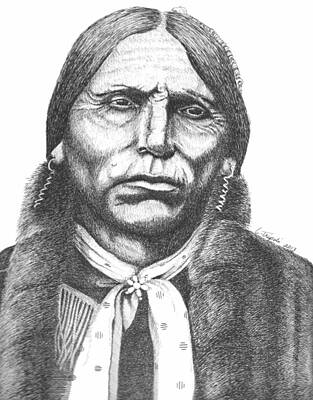 Bold Animal Portraits - Quanah Parker by Lawrence Tripoli