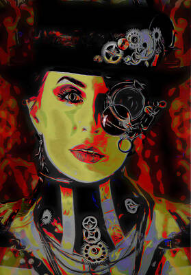 Steampunk Painting Royalty Free Images - Ra Si Anna Royalty-Free Image by  Fli Art
