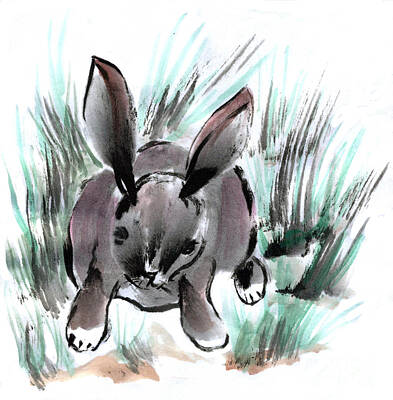Catherine Abel - Rabbit in Spring by Ellen Miffitt