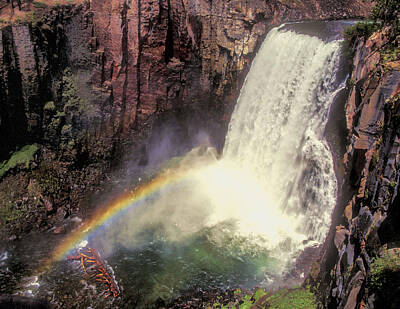 Sports Tees - Rainbow Falls Eastern Sierra by Dan Blackburn