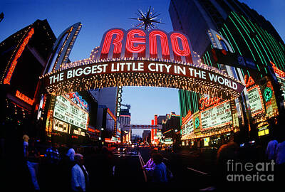 Ring Of Fire - Reno Arch Downtown by Wernher Krutein
