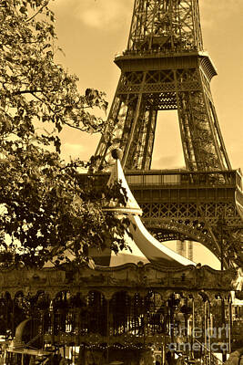 Paris Skyline Photos - Revolution Of Engineering by Nick Wardekker