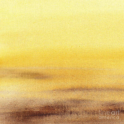 Abstract Landscape Royalty Free Images - Rising Yellow Abstract  Royalty-Free Image by Irina Sztukowski