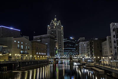 Cj Schmit Royalty-Free and Rights-Managed Images - River in the City by CJ Schmit