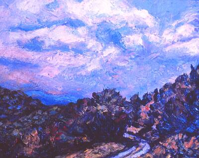 Hot Air Balloons - Road to Rocky Knob by Kendall Kessler