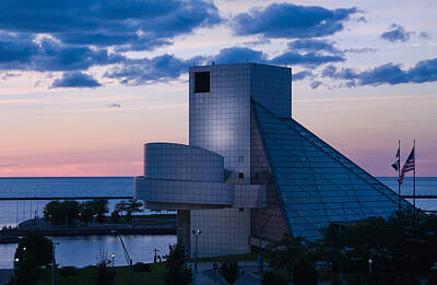 Rock And Roll Royalty-Free and Rights-Managed Images - Rock and Roll Hall of Fame by Dale Kincaid