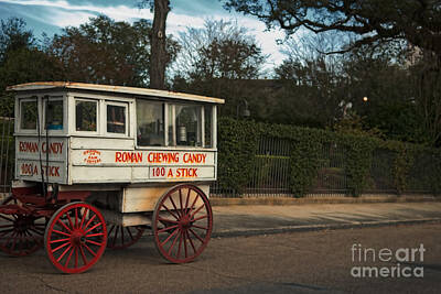The Art Of Fishing - Roman Candy Wagon New Orleans by Kathleen K Parker