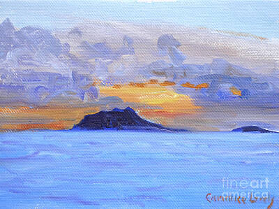 Abstract Works - Saba Sunset by Candace Lovely