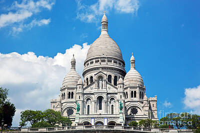 Little Mosters Rights Managed Images - Sacre Coeur Basilica Paris France Royalty-Free Image by Michal Bednarek