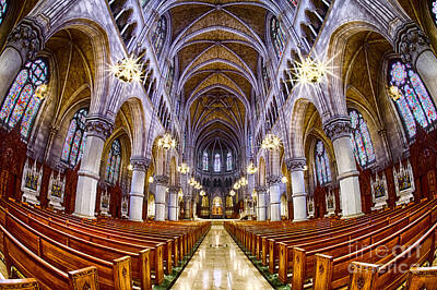 Ethereal Royalty Free Images - Sacred Heart Basilica Royalty-Free Image by Jerry Fornarotto