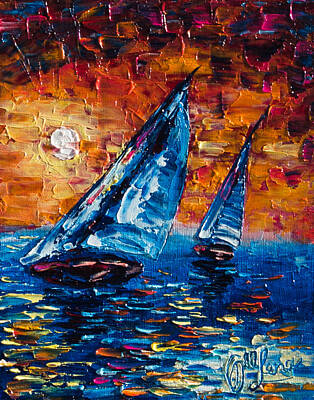 Kitchen Mark Rogan Royalty Free Images - Let Your Dreams Set Sails  Royalty-Free Image by Lena Owens - OLena Art Vibrant Palette Knife and Graphic Design