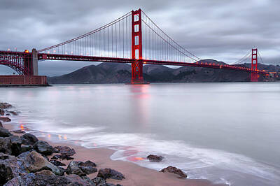 Royalty-Free and Rights-Managed Images - San Franciscos Golden Gate Bridge by Gregory Ballos