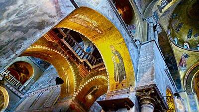 Giuseppe Cristiano Royalty Free Images - San Marco Arches Royalty-Free Image by Dwight Pinkley