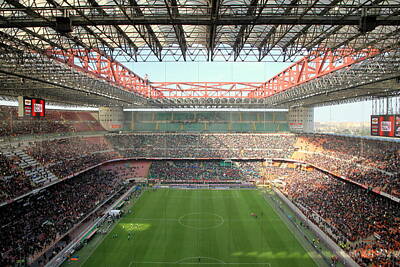 Football Photos - San Siro Stadium by Valentino Visentini