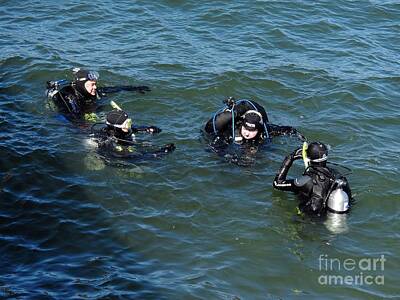 Abstract Water - Scuba Class by Chris Anderson