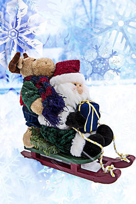 Stone Cold Rights Managed Images - Seasonal Sleigh Ride Royalty-Free Image by Bill and Linda Tiepelman