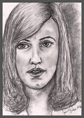 Anchor Down - Self Portrait Sketch 2 by Joan-Violet Stretch