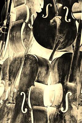 National Geographic Royalty Free Images - Sepia Cellos Royalty-Free Image by Rob Hans