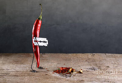 Still Life Royalty-Free and Rights-Managed Images - Sharp Chili by Nailia Schwarz