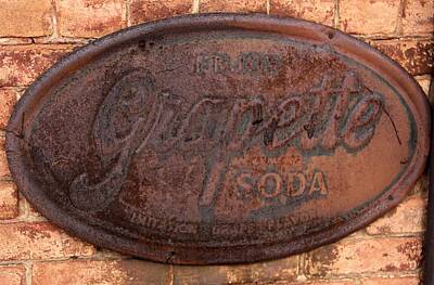 Purely Purple - Rusty Old Sign by Jeff Roney