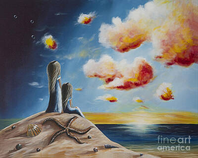 Fantasy Royalty-Free and Rights-Managed Images - Original Seascape Artwork by Fairy and Fairytale