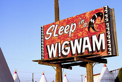 Pop Art - Sleep in a Wigwam by Rick Pisio