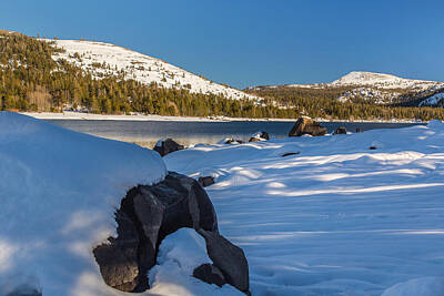 The Underwater Story Royalty Free Images - Snow Covered Boulder Royalty-Free Image by Marc Crumpler