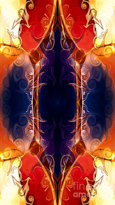 Lazy Cats - Space Needle Abstract Pattern Artwork by Omaste WItkowski by Omaste Witkowski
