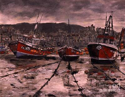 Truck Art - Staithes at Low Tide by Randy Sprout