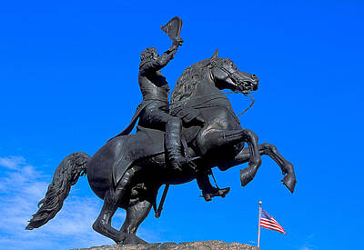 Crazy Cartoon Creatures - Statue of Andrew Jackson in New Orleans by Carl Purcell