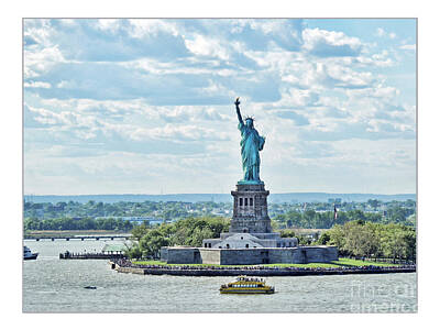 Grimm Fairy Tales Rights Managed Images - Statue of Liberty Royalty-Free Image by Joan  Minchak