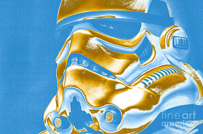Science Fiction Photos - Stormtrooper Helmet 30 by Micah May