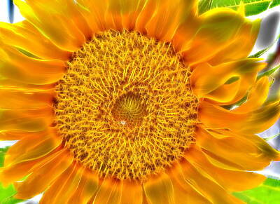 Sunflowers Digital Art - Sunflower 5 by Mira Patterson
