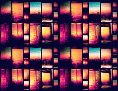 Achieving - Sunset Mosaic II by Aurelio Zucco